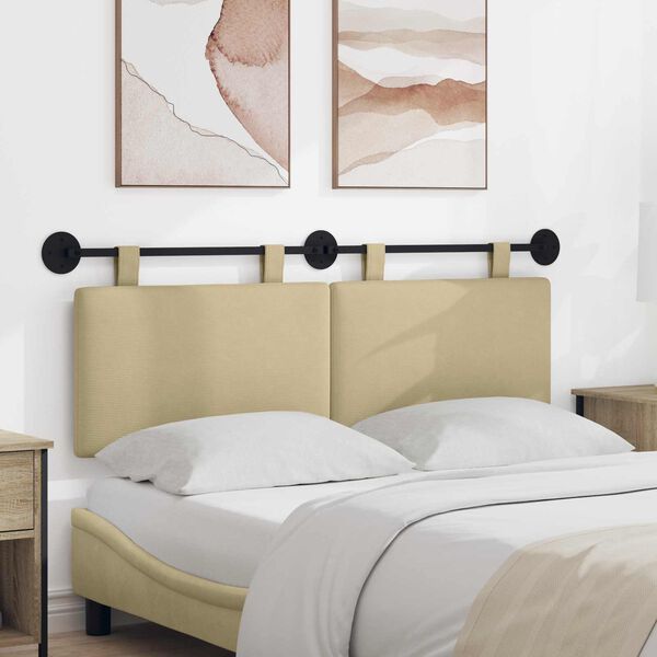 vidaXL Z&aacute;vesn&aacute; Čel&aacute; N&aacute;stenn&yacute; Svetlozelen&aacute; &scaron;ed&aacute; 150 x 55 x 5 cm