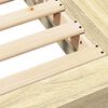 vidaXL Posteľný rám dub sonoma 180x200 cm kompozitné drevo