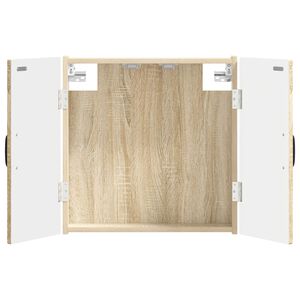 vidaXL Skriňa na terč HAARLEM Dub sonoma 52,5 x 10,5 x 53,5 cm