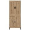 vidaXL Highboard 2 pcs Remeseln&yacute; dub Kompozitn&eacute; drevo