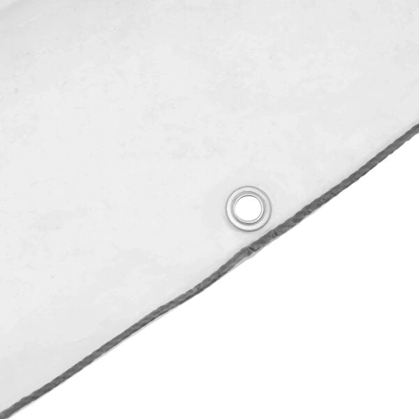 vidaXL Plachta s očkami Priehľadn&aacute; 4 x 8 m Polyetyl&eacute;n