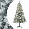 vidaXL Umel&yacute; Skl&aacute;pac&iacute; Vianočn&yacute; Stromček 120 cm 150 LED Tepl&aacute; biela