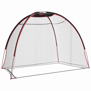 vidaXL Pom&ocirc;cka na tr&eacute;ning golfu Čierna 314 x 150 x 206 cm Polyester