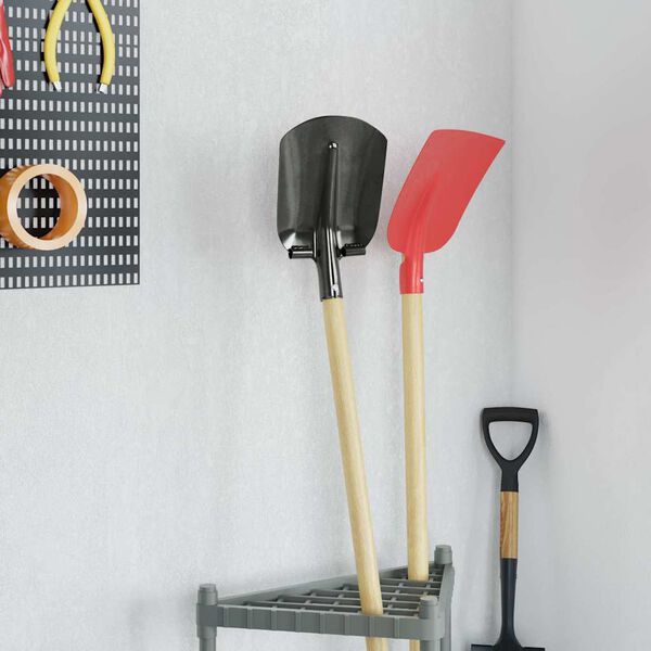 vidaXL Hlava lopaty 4 pcs Strieborn&aacute; 33 x 21 cm