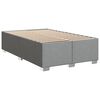 vidaXL Boxspring posteľ s matracom bledosiv&aacute; 120x200 cm l&aacute;tka