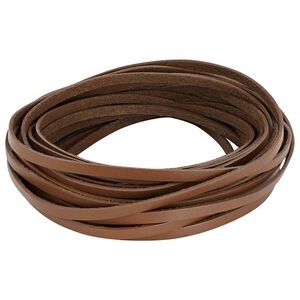 vidaXL Kožen&yacute; remienok Hned&aacute; 200 x 0,6 cm Koža