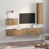 vidaXL N&aacute;stenn&yacute; TV kabinet 4 pcs Remeseln&yacute; dub Kompozitn&eacute; drevo