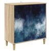 vidaXL Serv&iacute;rovacia skriňa RAALTE Sonoma 69 x 33 x 75 cm