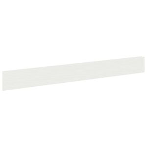 vidaXL Obrubn&iacute;k tr&aacute;vnika 10 ks 100 x 12 cm Oceľ Biela