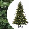 vidaXL Umel&yacute; Skl&aacute;pac&iacute; Vianočn&yacute; Stromček 120 cm 150 LED Tepl&aacute; biela