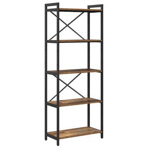 vidaXL Reg&aacute;l na knihy 60 x 30 x 155 cm Kompozitn&eacute; drevo Star&eacute; drevo