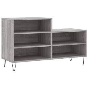 vidaXL Botn&iacute;k siv&yacute; dub sonoma 102x36x60 cm spracovan&eacute; drevo
