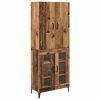 vidaXL Highboard Star&eacute; drevo 69,5 x 34 x 180 cm Kompozitn&eacute; drevo