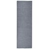vidaXL Vonkaj&scaron;&iacute; koberec s ploch&yacute;m tkan&iacute;m 80x250 cm modr&yacute;