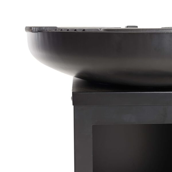 RedFire Vonkajší gril plancha Matanzas, oceľ, matný čierny