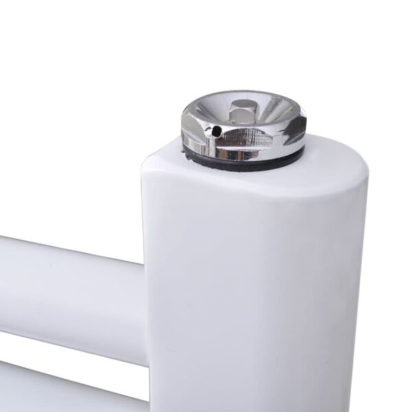 Rebríkový radiátor na centrálne vykurovanie, zaoblený 600x1160 mm