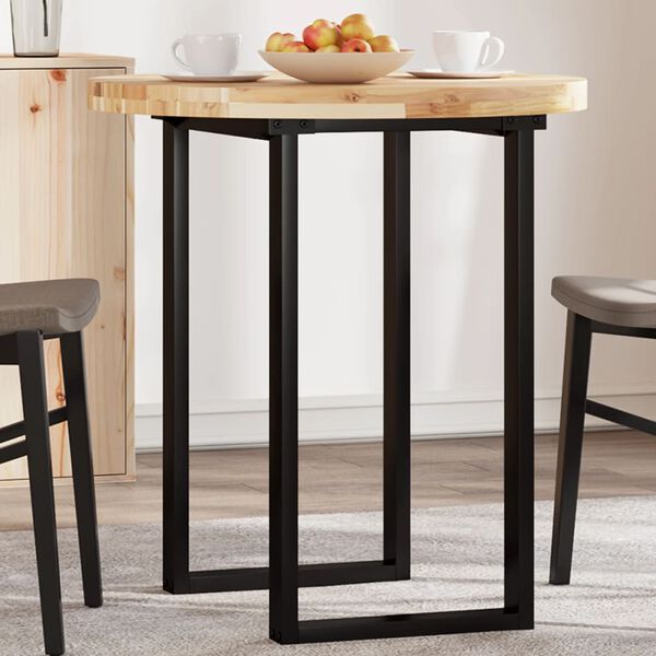 vidaXL Stolov&aacute; doska okr&uacute;hla &Oslash;70x4 cm mas&iacute;vne ak&aacute;ciov&eacute; drevo