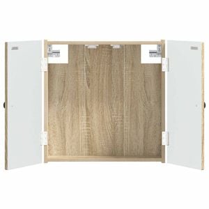 vidaXL Skriňa na terč BREDA Dub sonoma 52,5 x 10,5 x 53,5 cm