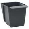 vidaXL Kvetinov&eacute; boxy pre euro palety 12 pcs Siv&aacute; 13,5 x 9 x 9,5 cm