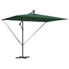 vidaXL Kantileverový banánový parasol Zelená 294 x 200 x 254 cm