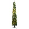 vidaXL &Uacute;zky vianočn&yacute; stromček 300 LED, s guľami 300 cm