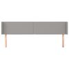 vidaXL Čelo postele so z&aacute;hybmi bledosiv&eacute; 183x16x78/88 cm l&aacute;tka