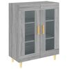 vidaXL Komoda siv&yacute; dub sonoma 69,5x34x90 cm kompozitn&eacute; drevo