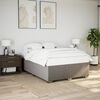 vidaXL Boxspring posteľ s matracom sivohned&yacute; 140x190 cm l&aacute;tka