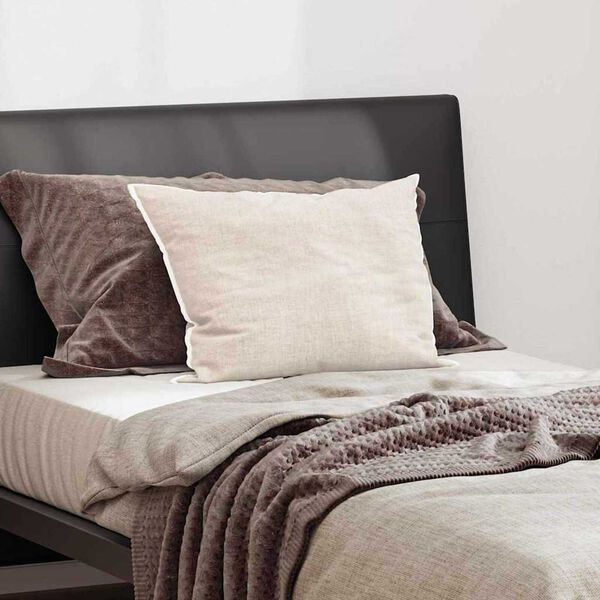 vidaXL Vankúš s vankúšom Biela 40 x 60 cm Bavlna