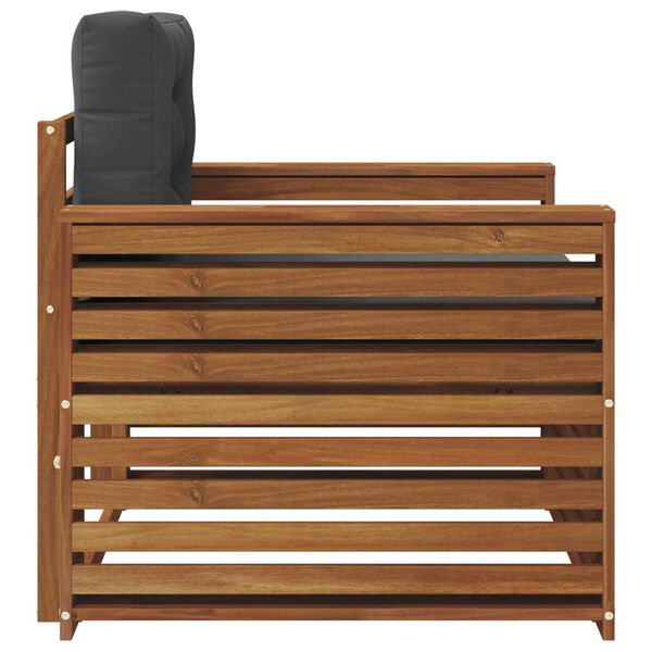 vidaXL Z&aacute;hradn&aacute; s&uacute;prava gaučov Mas&iacute;vne ak&aacute;ciov&eacute; drevo a polyester