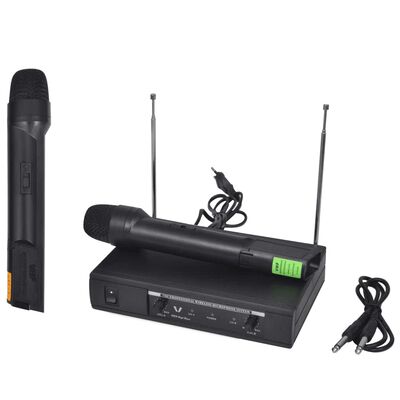 2 bezdrôtové mikrofóny VHF s prijímačom