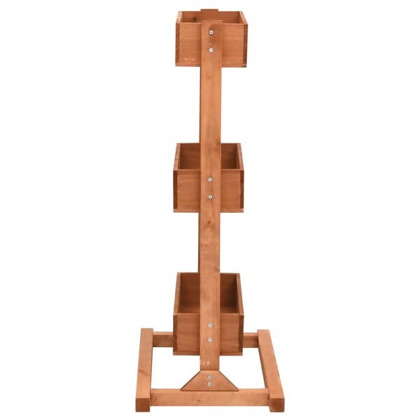 vidaXL Stojan s kvetin&aacute;čmi 52x30x78 cm jedľov&yacute; mas&iacute;v