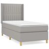vidaXL Posteľn&yacute; r&aacute;m boxsping s matracom bledosiv&yacute; 90x190 cm l&aacute;tka