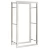 vidaXL Stojan na krbové drevo 50x28x94 cm nehrdzavejúca oceľ