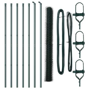 vidaXL Stĺp na plot. Zelen&aacute;