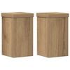 vidaXL Stojany na rastliny 2 ks dub artisan 10x10x18 cm kompoz. drevo