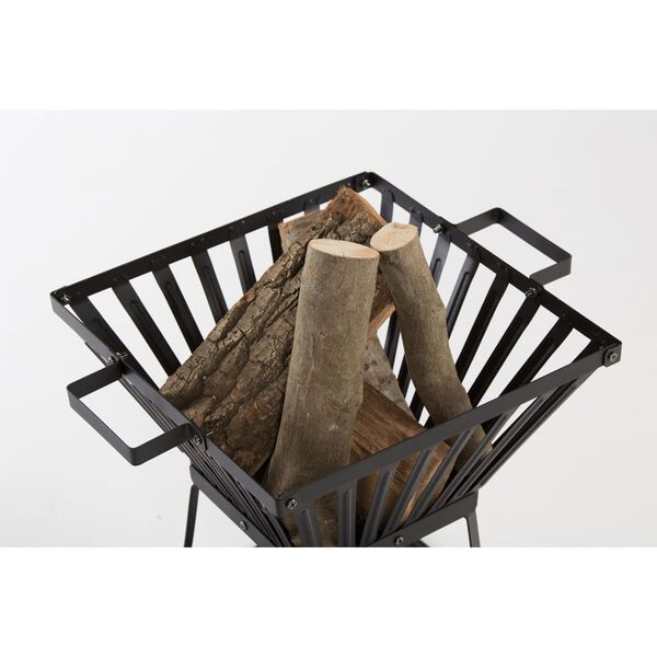 RedFire Kôš na oheň Denver, čierny, oceľ 51,5x39x45 cm 85015