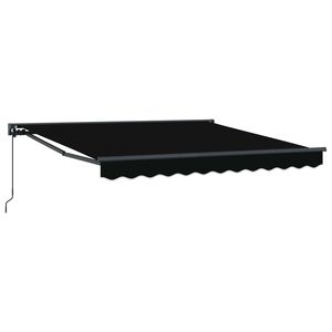 vidaXL R&aacute;m mark&iacute;zy Čierna 300 x 250 cm Polyester s PU povrchom