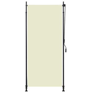 vidaXL Vonkaj&scaron;ia zatemňovacia roleta kr&eacute;mov&aacute; 100x270 cm