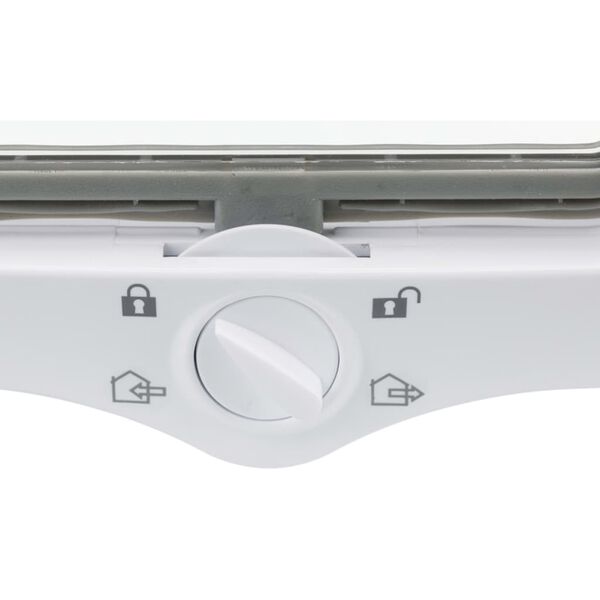 TRIXIE 4-cestné prechodné dvierka pre mačky s 2 tunelmi biele