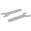 vidaXL Spanner 2 pcs Strieborn&aacute; 13 mm Železo