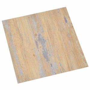 vidaXL Samo-lepiace podlahov&eacute; dosky Hned&aacute; a &scaron;ed&aacute; 30,5 x 30,5 cm 20 ks