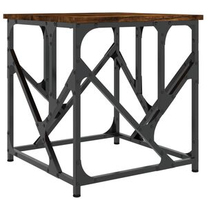 vidaXL Konferenčn&yacute; stol&iacute;k dymov&yacute; dub 45x45x47,5 cm kompozitn&eacute; drevo