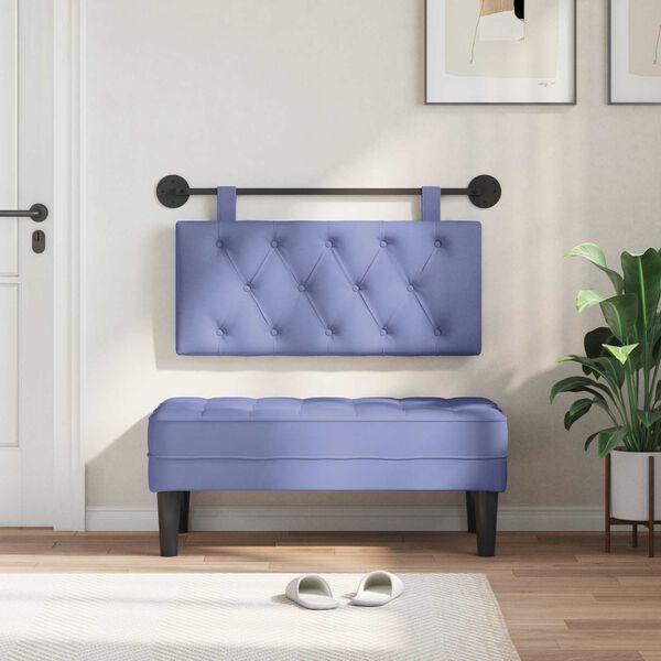 vidaXL Z&aacute;vesn&aacute; Čel&aacute; N&aacute;stenn&yacute; Modr&aacute; dž&iacute;novina 90 x 55 x 7 cm l&aacute;tka