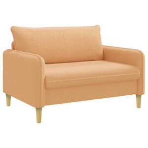 vidaXL Kreslo XXL B&eacute;žov&aacute; Boucl&eacute;