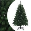 vidaXL Umel&yacute; Skl&aacute;pac&iacute; Vianočn&yacute; Stromček 150 cm PVC Stredne zelen&aacute;