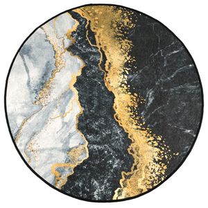 vidaXL Koberec prateľn&yacute; viacfarebn&yacute; &Oslash; 120 cm proti&scaron;mykov&yacute;