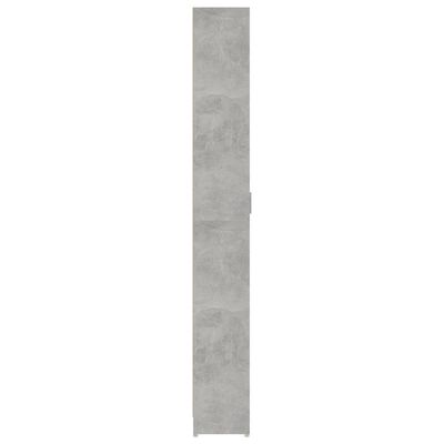 vidaXL Šatník do chodby, betónovo sivý 55x25x189 cm, kompozitné drevo