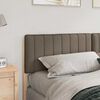 vidaXL Čal&uacute;nen&eacute; čelo postele s čelnou doskou Hned&aacute; a taupe 200 cm