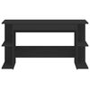 vidaXL St&ocirc;l čierny 140x50x75 cm kompozitn&eacute; drevo